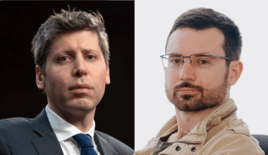 Przemysław Dębiak (t.h.) har vunnet en krevende kodekonkurranse mot Open AI. Han jobbet tidligere i selskapet.