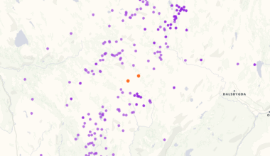 Lyn, Fjellregionen | Gult farevarsel for lyn: Her slår det ned