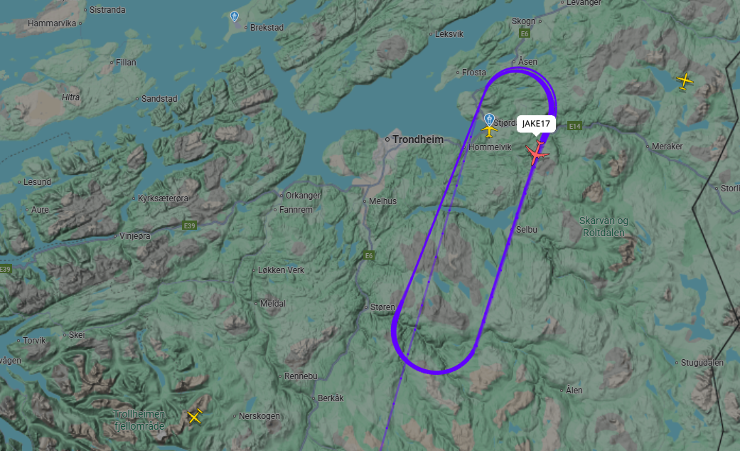 Fly, Nyhet | Amerikansk overvåkingsfly over Værnes skaper reaksjoner