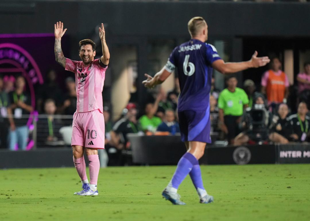 Lionel Messi med to mål da Inter Miami vant 3-1 mot Orlando City og tok seg til Leagues Cup-finalen