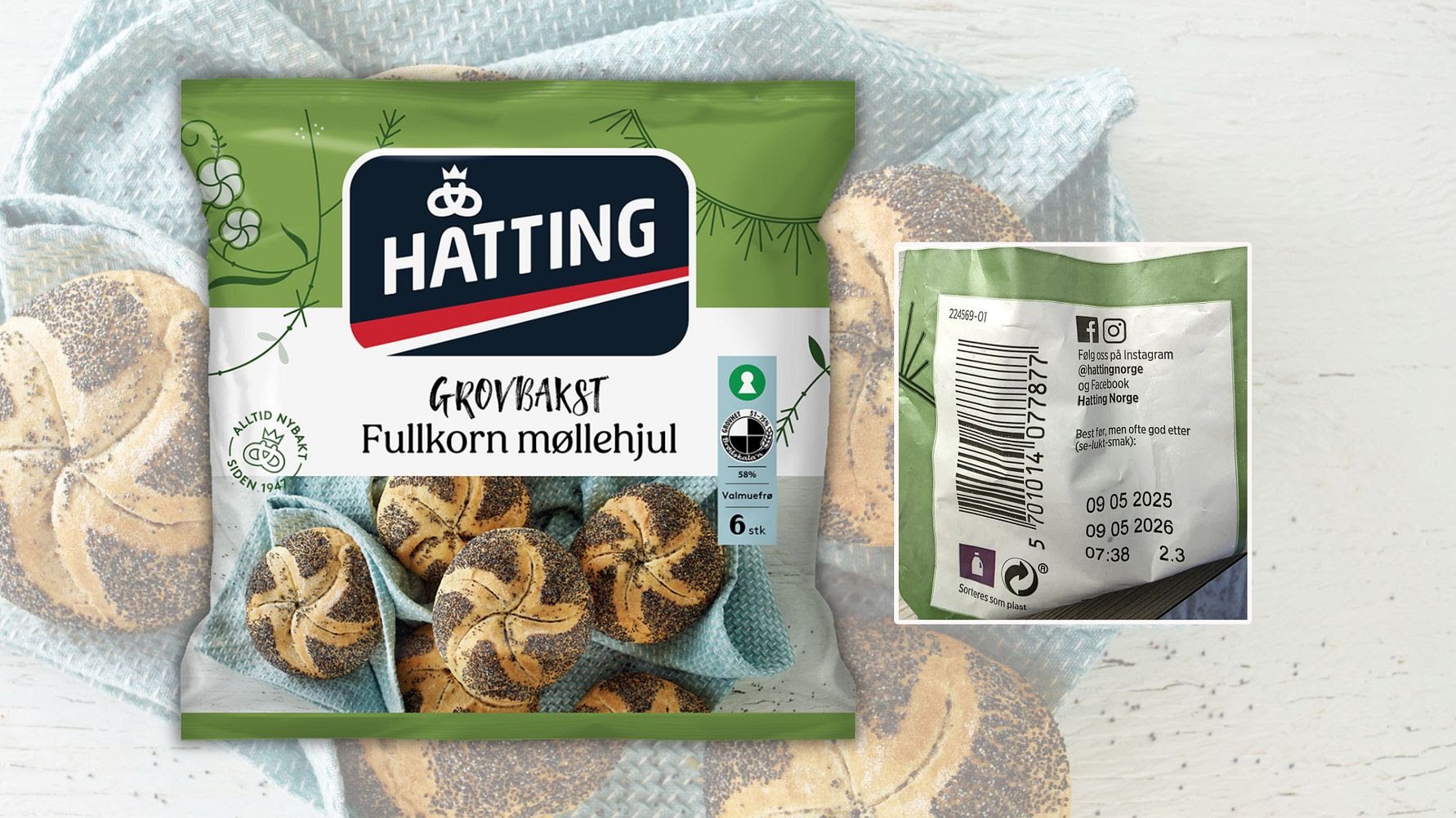 Helse, Mat | Hatting kaller tilbake rundstykker solgt over hele landet