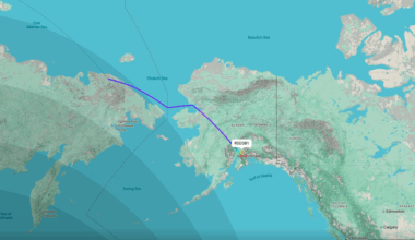 Russisk fly har landet i Alaska