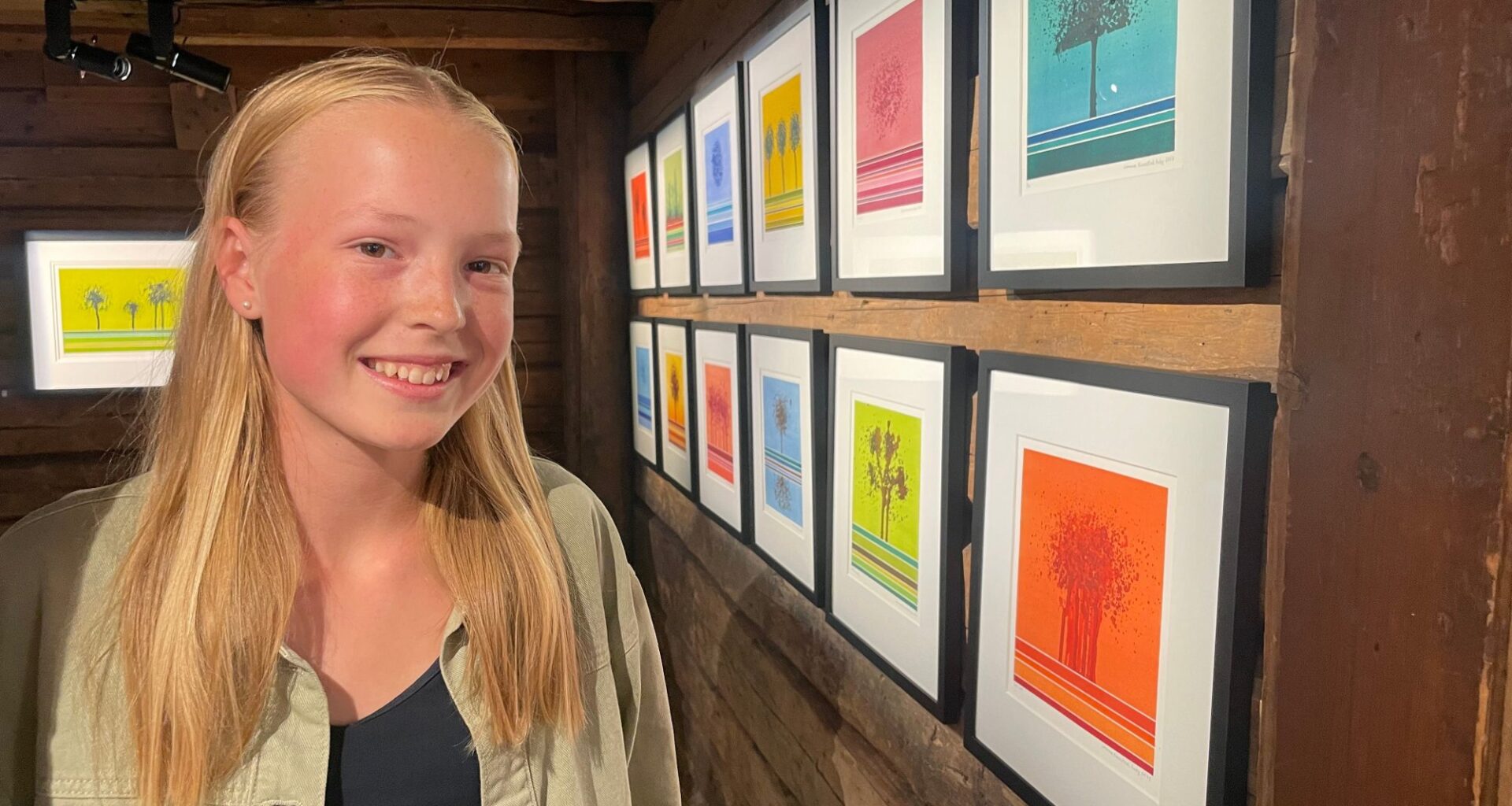 Min Kultur, Innsendt | Johanne (14) stiller ut for fjerde gang sammen med sin far