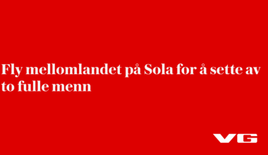 Fly på vei fra Island til Ungarn måtte mellomlande på Sola
