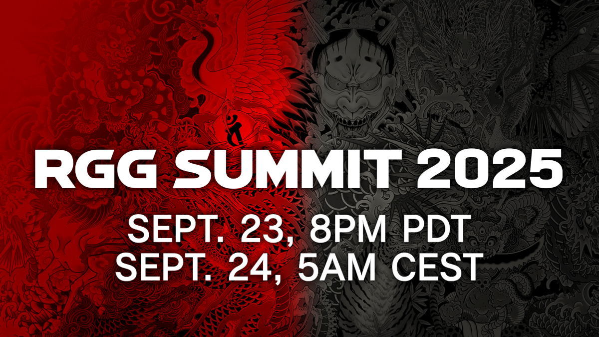Neste RGG Summit vil finne sted i slutten av september -