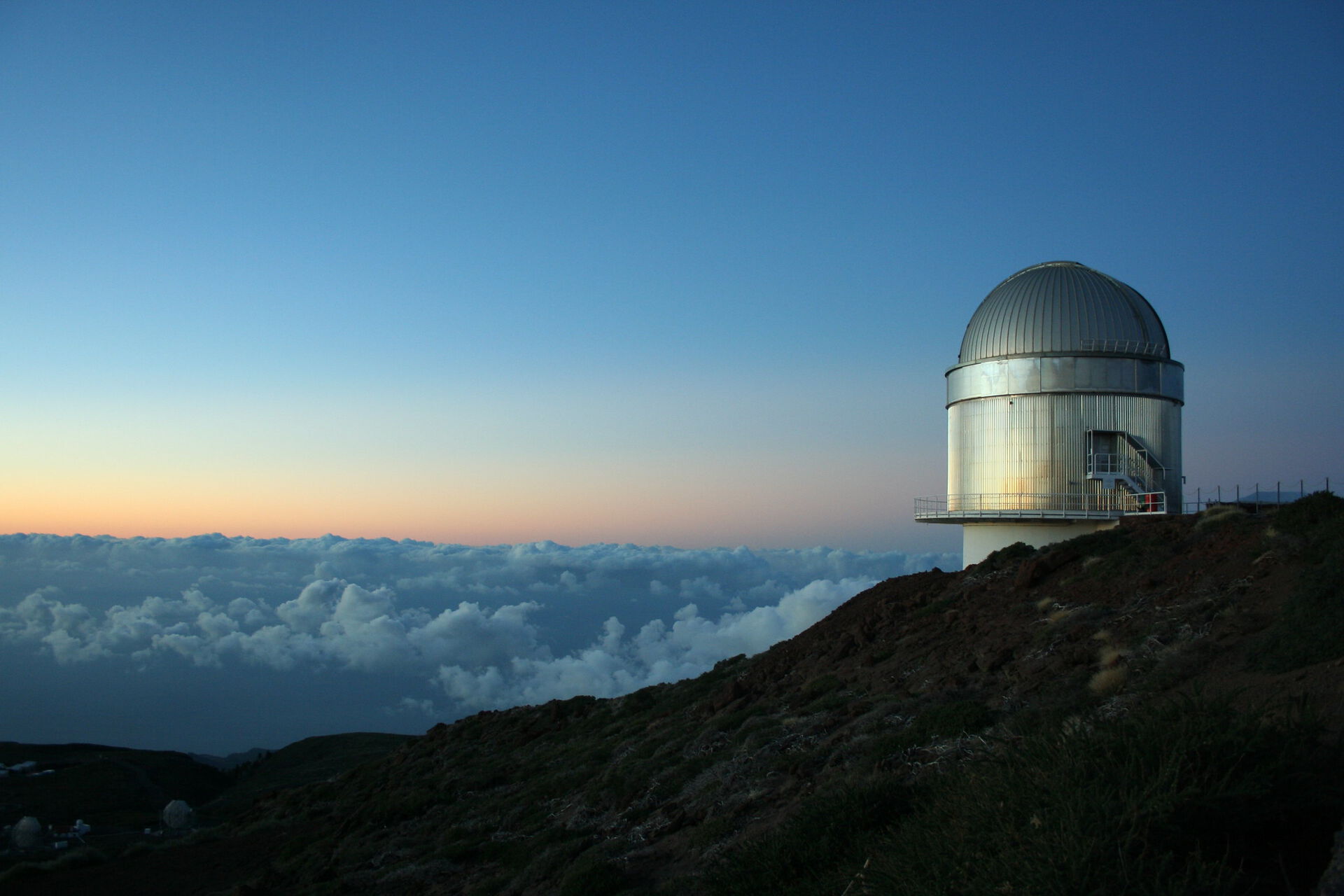 Det nordiske optiske teleskopet på La Palma.