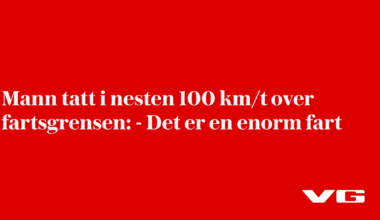 Bilfører i Bergen mistet førerkort etter å ha blitt målt til 167 km/t