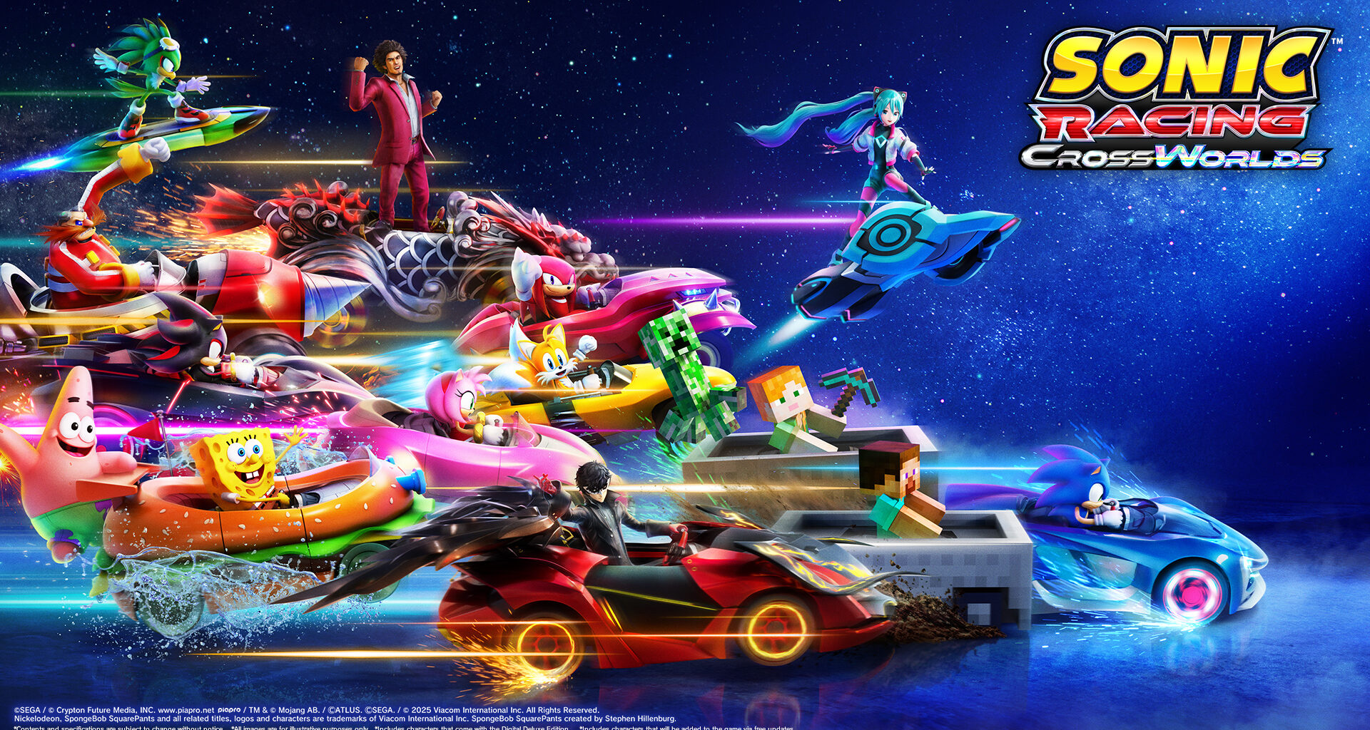 Derfor snakker ikke gjestekarakterene i Sonic Racing: Crossworlds
