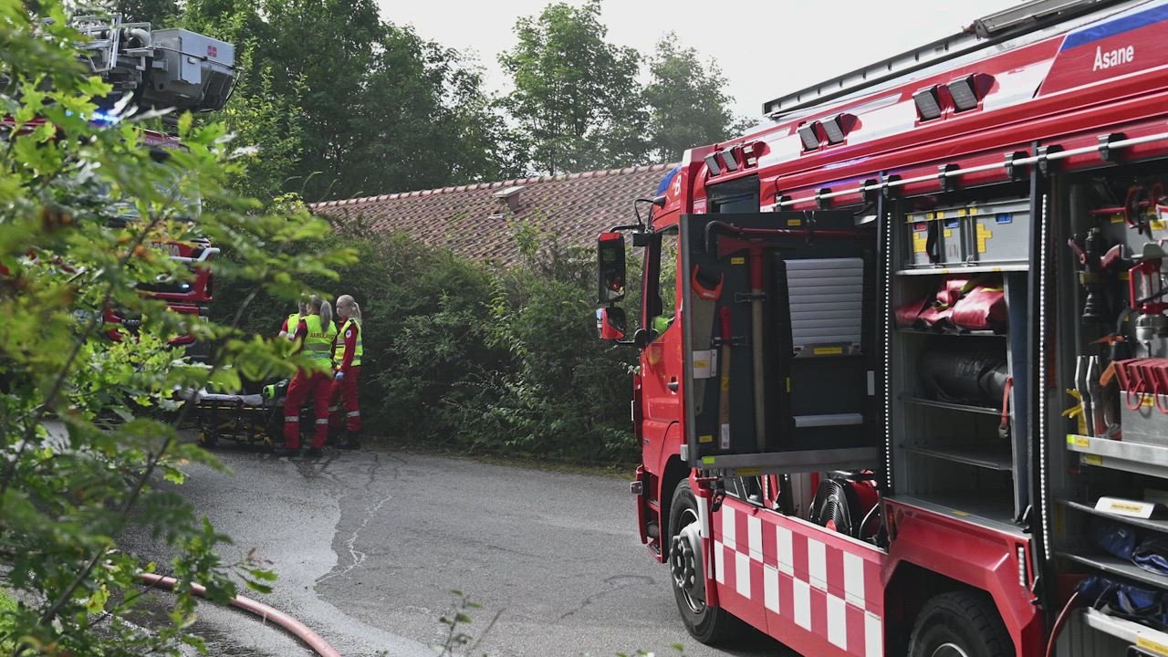 Nyheter, Politiet | Mann til sykehuset etter brann i Ytre Sandviken