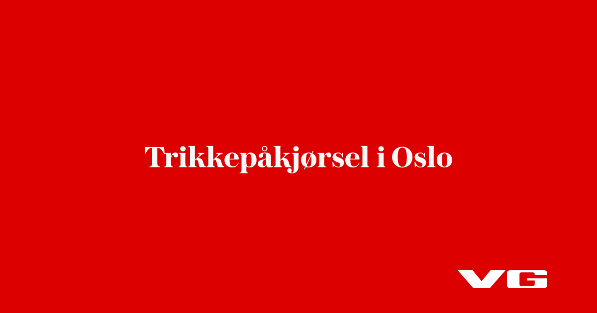 Person påkjørt av trikk i Oslo