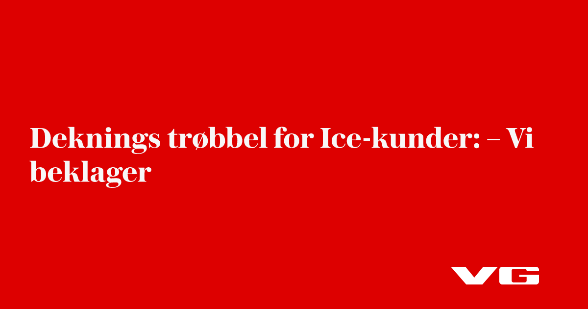 Feil hos Ice: Mange uten mobildekning