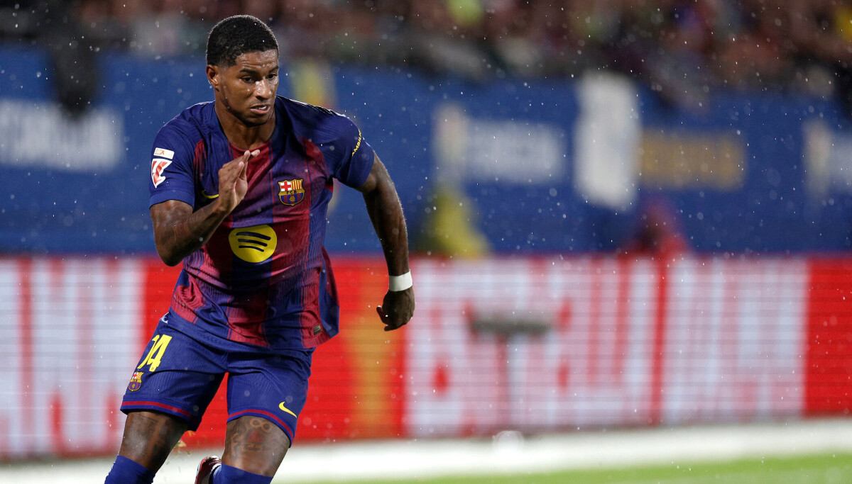 Marcus Rashford vraket fra Barcelona-startellever etter å ha kommet for sent