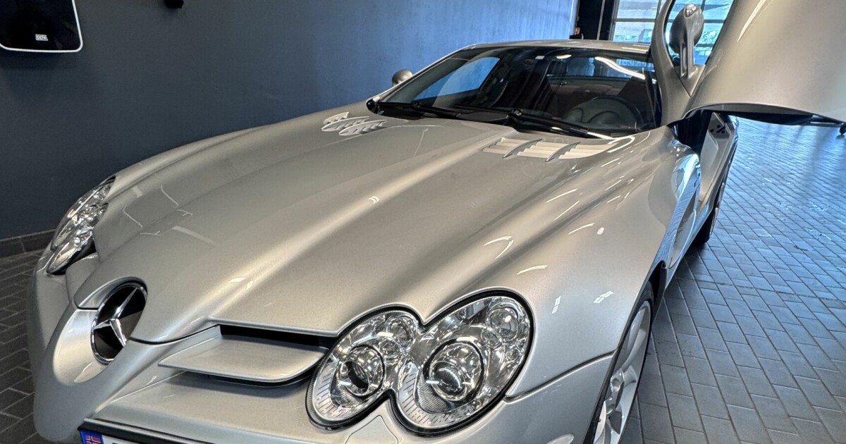 Mercedes SLR McLaren: Bare tre i Norge