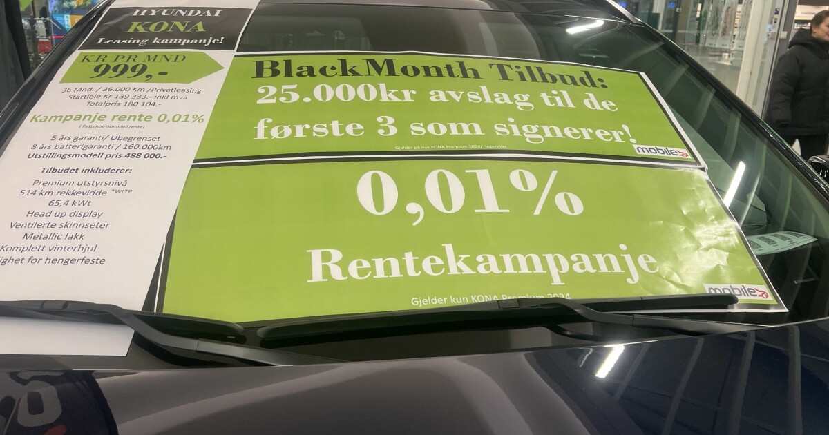 Billigere nye biler: - Helt uvanlig situasjon