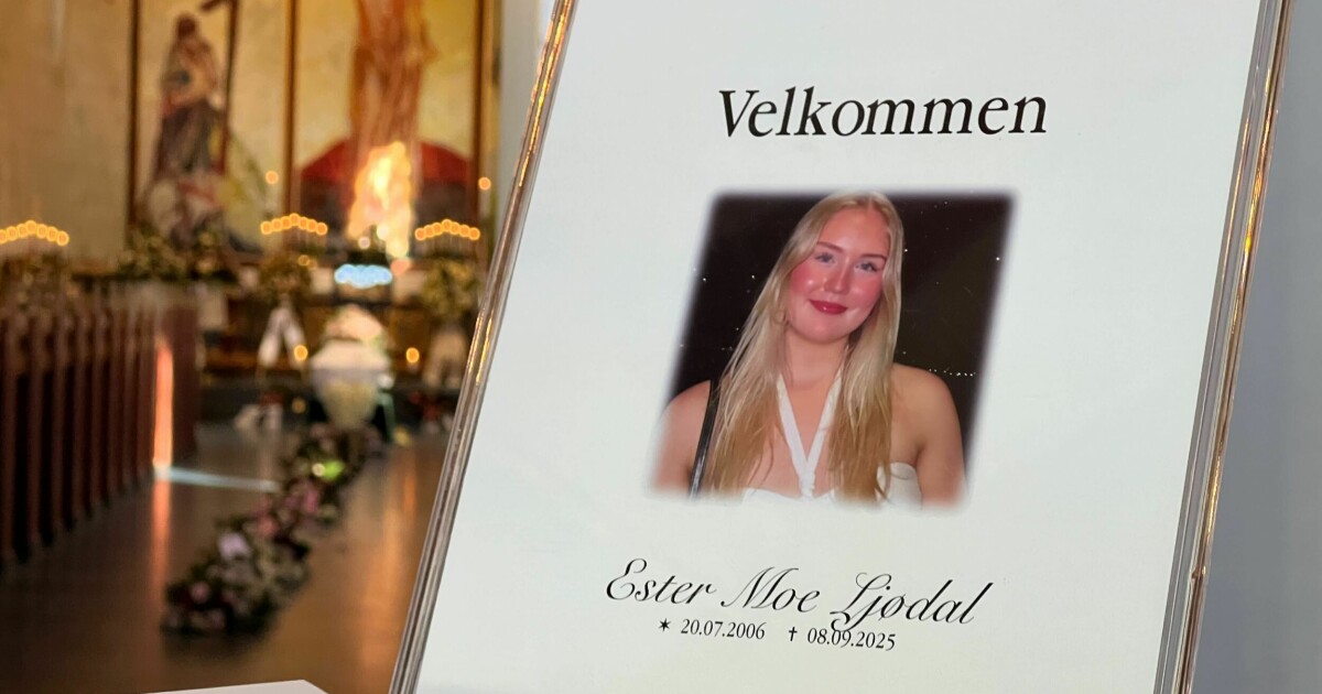 Ester (19) gravlegges etter brannen på Hamar
