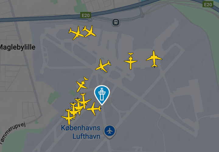 Kaos på København lufthavn