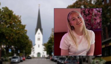 Collage Ester Moe Ljødal og Hamar domkirke