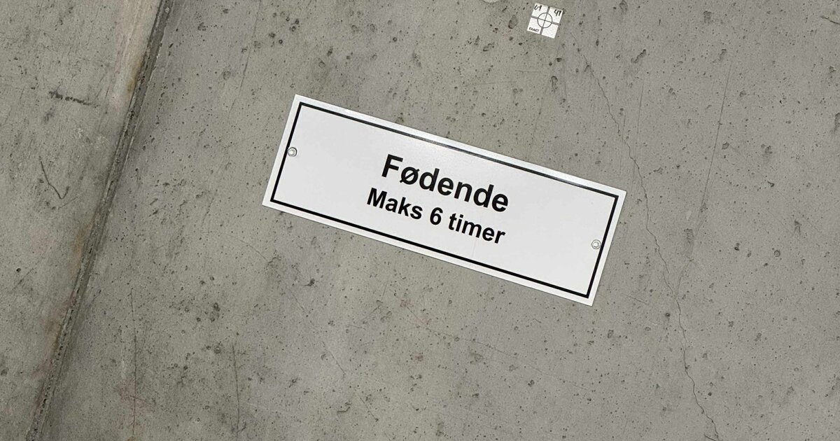 Fødende får seks timer parkering: – Uforståelig