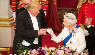 Trump ankommer Windsor med massiv sikkerhet