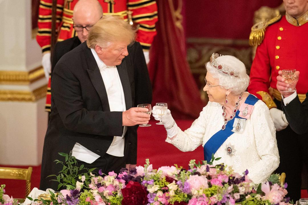 Trump ankommer Windsor med massiv sikkerhet
