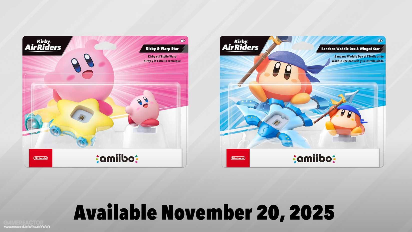 Kirby Air Riders tar fly med dyre nye Amiibo-figurer