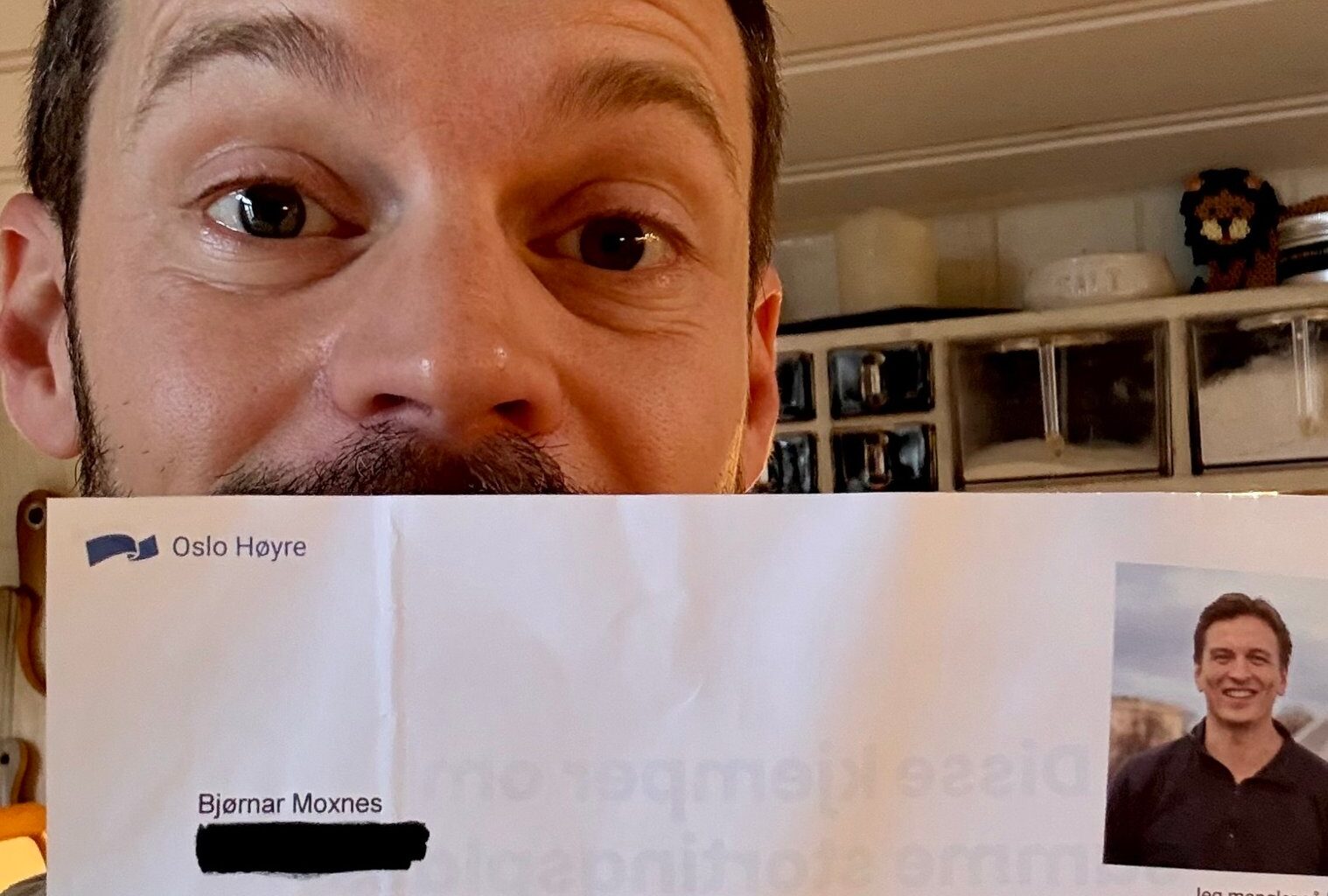 Valg 2025, Politikk | Bjørnar Moxnes fikk brev fra Høyre om å stemme mot Bjørnar Moxnes