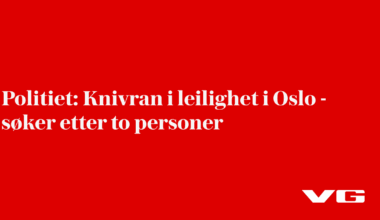 Politiet: Knivran i leilighet i Oslo