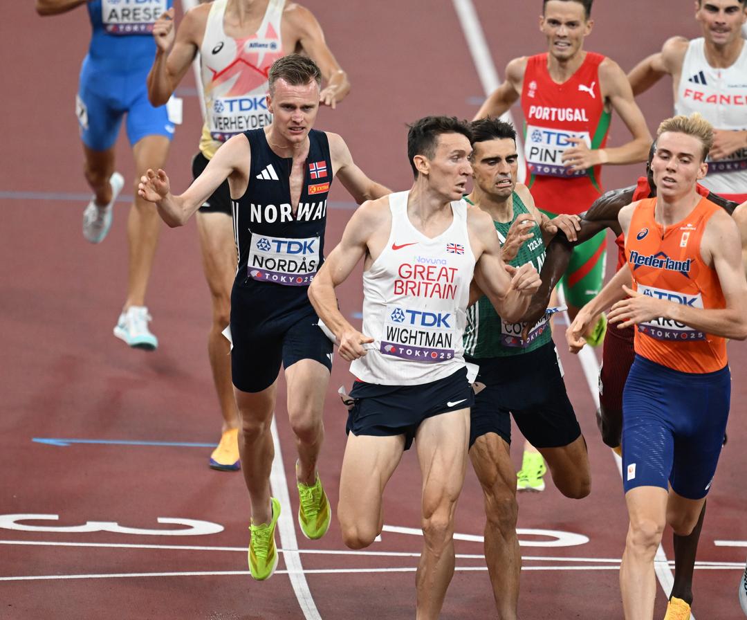 Narve Gilje Nordås slått ut av 1500-meter på dramatisk vis