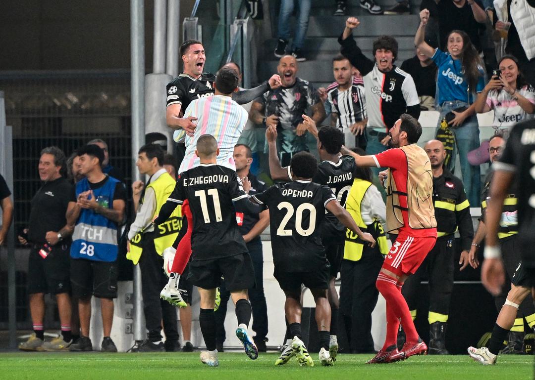 Juventus og Borussia Dortmund spilte 4–4