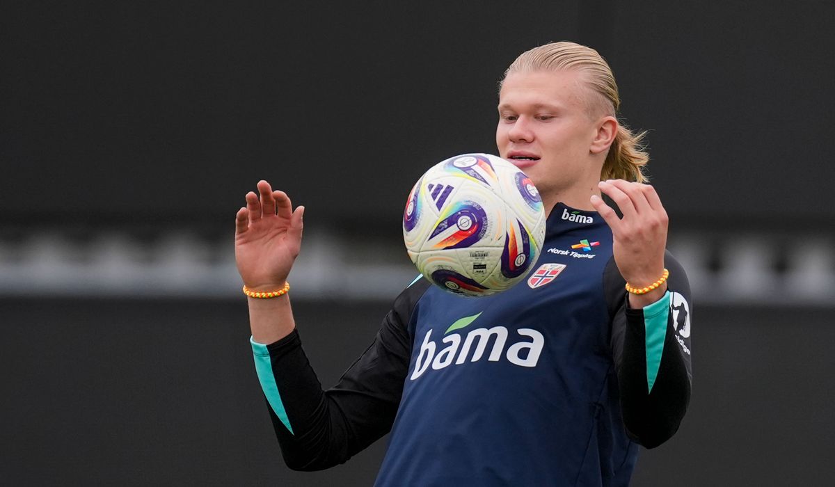 Haaland måtte sys etter smell med bussdør