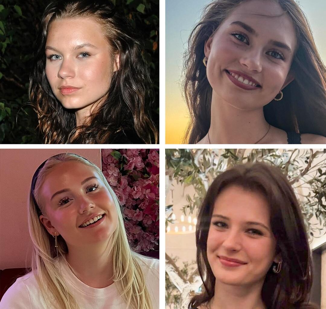 Ida (19), Astrid (18), Ester (19) og Ariane (18) døde i brannen i Hamar
