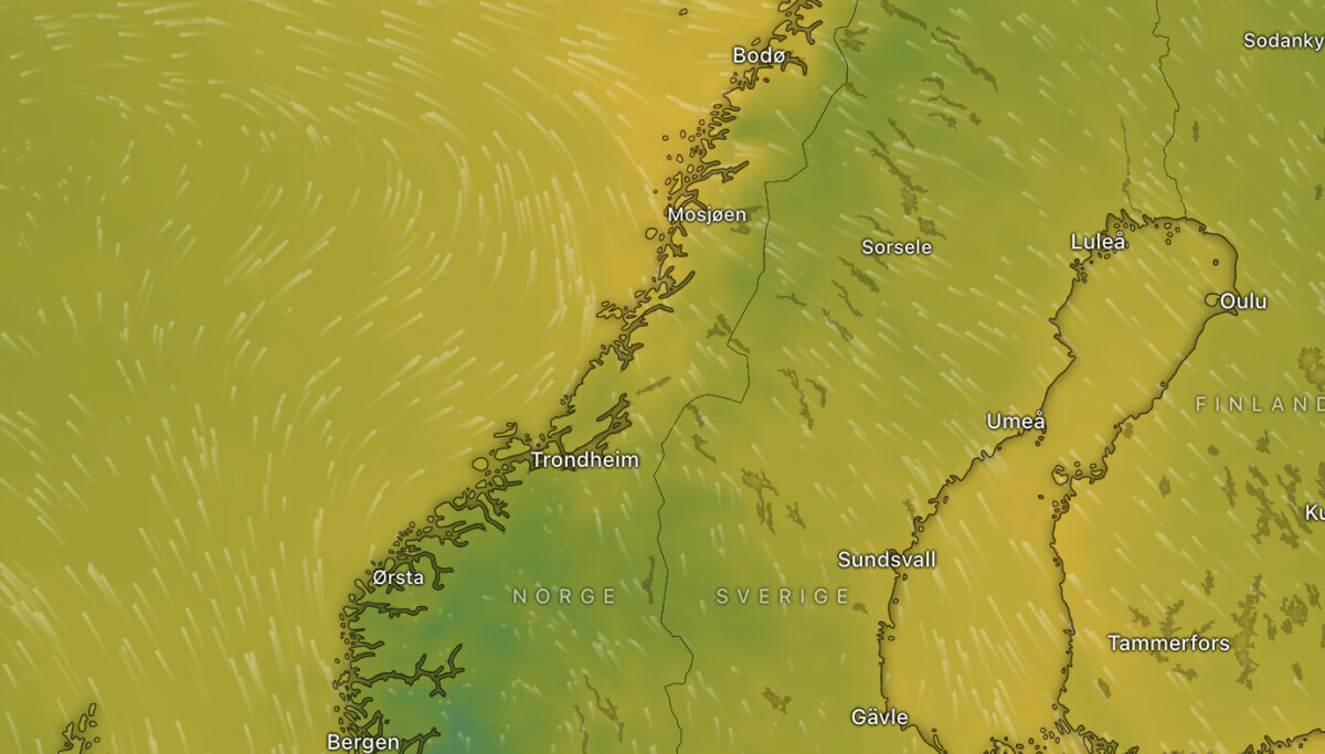Tropenatt i nord-norge i september