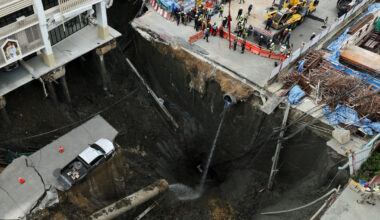 Kaos da bakken kollapset