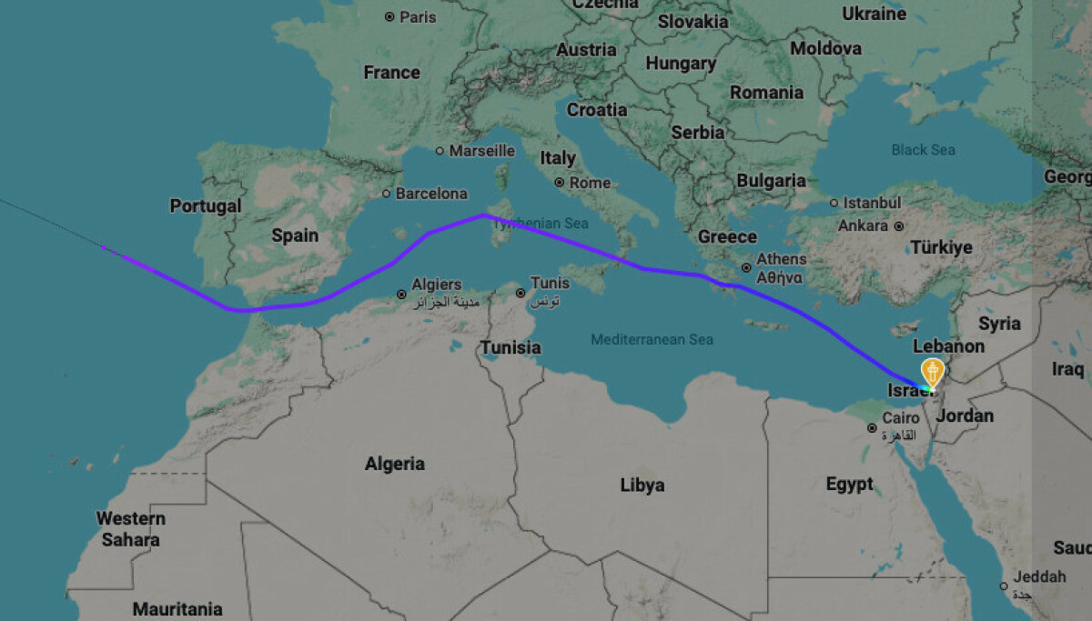 Netanyahu med uvanlig rute