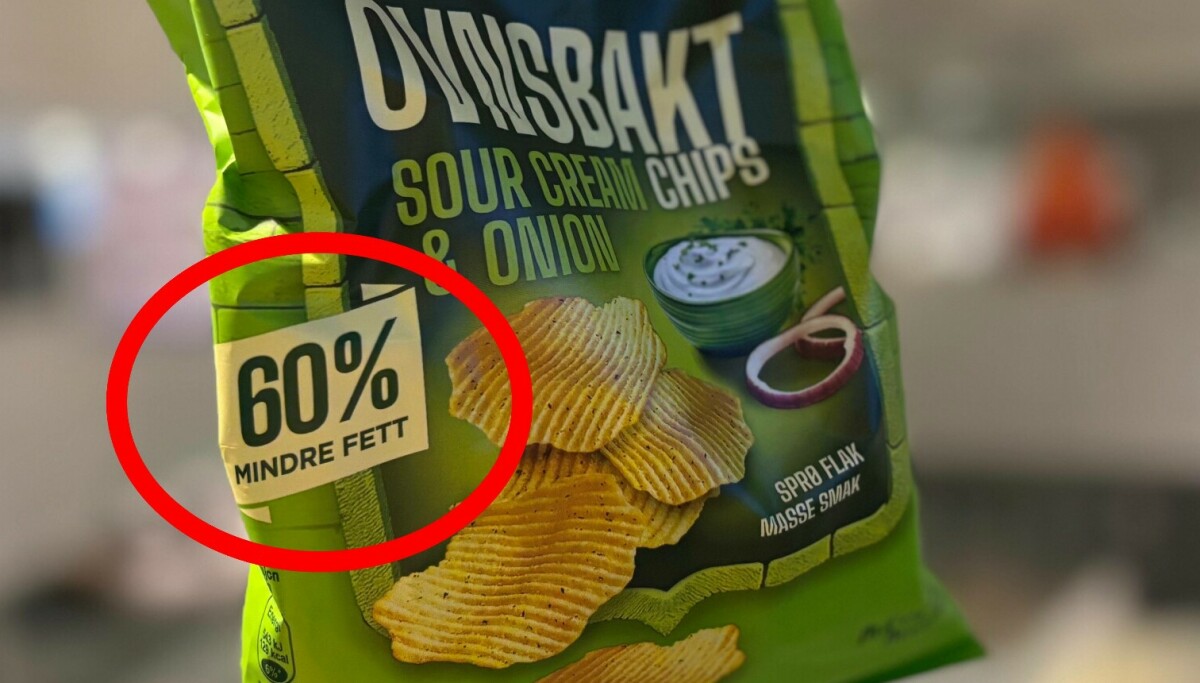 Chips med mindre fett ikke sunnere