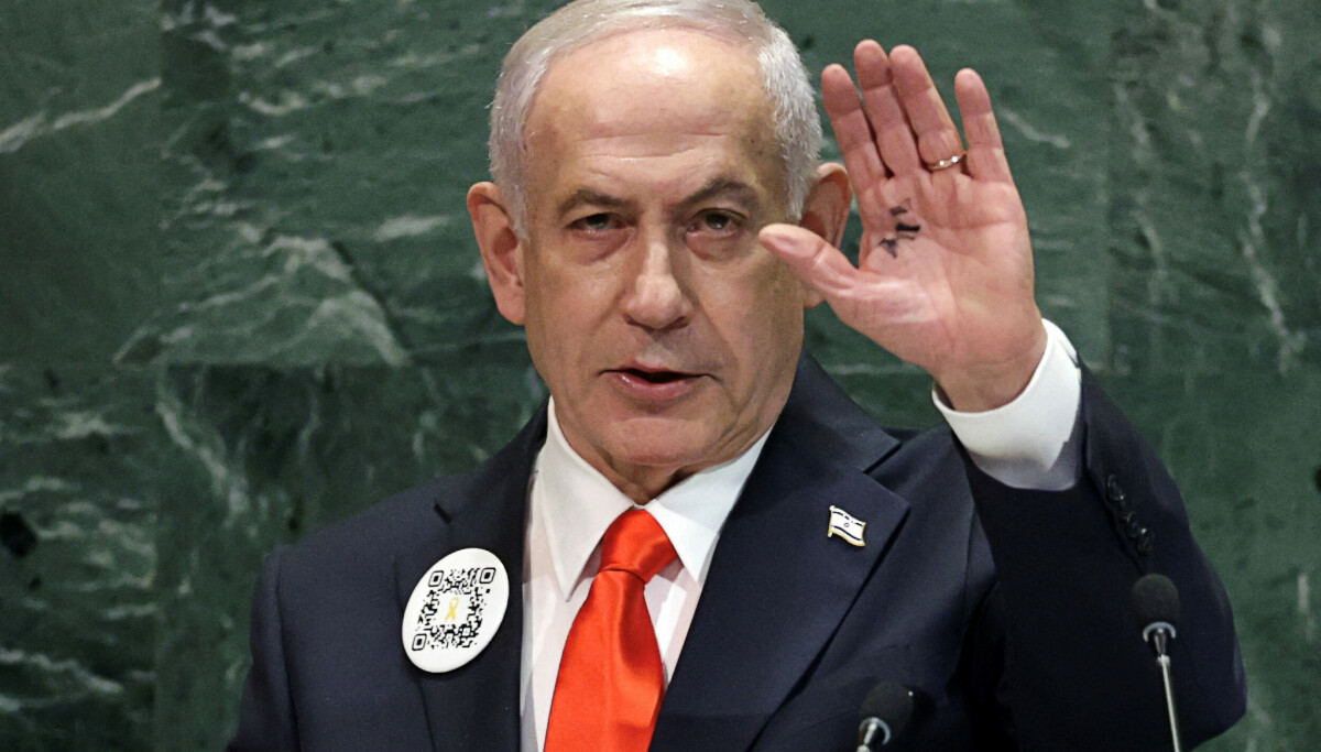 Netanyahu talte i FN - mange forlot salen