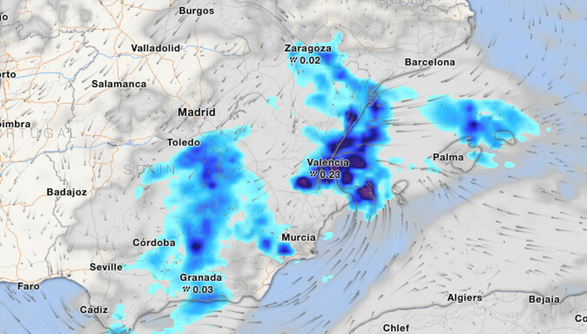 Kraftig uvær rammer Spania: Advarer reisende