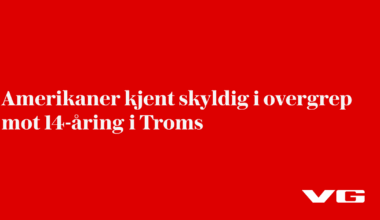 Amerikaner tilstår seksuelt overgrep mot 14-åring i Harstad