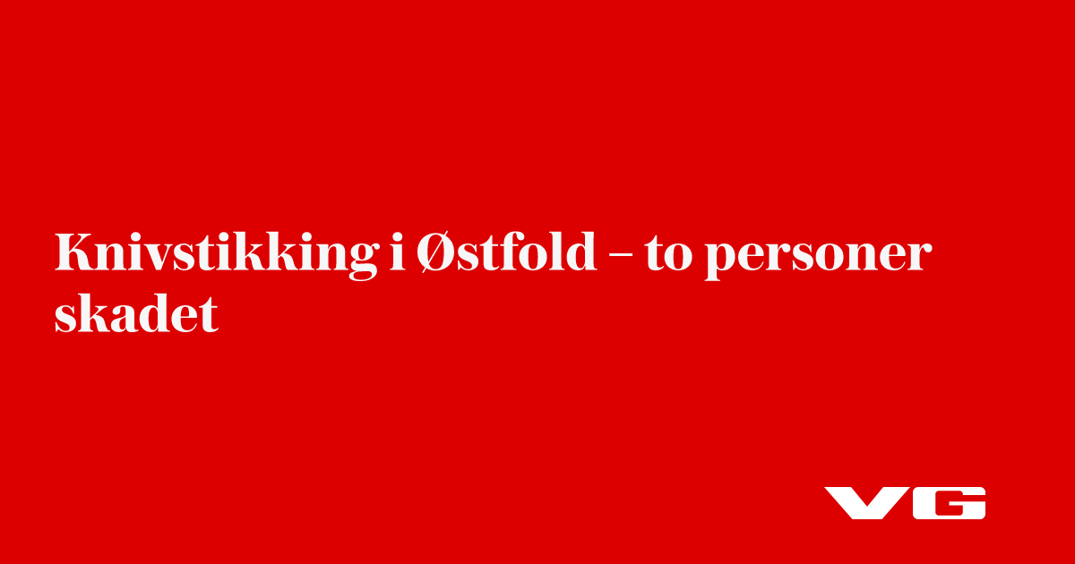 Melding om knivstikking i Indre Østfold