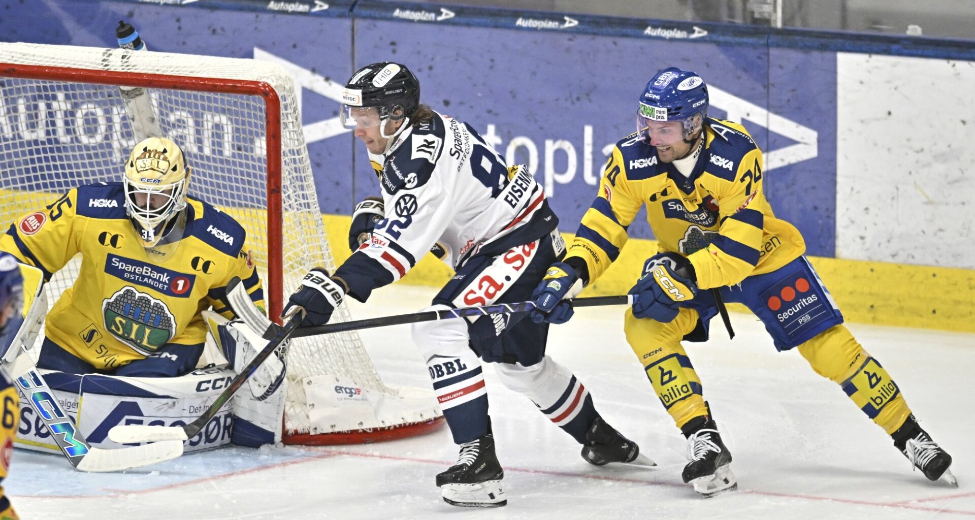 Sparta Sarpsborg, Storhamar hockey | Forferdelig 3. periode ødela