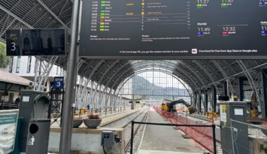 Bergen, Brannvesenet | Røykutvikling fra lokomotiv i sentrum
