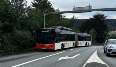 Tide, Trafikk | Leddbuss fikk problemer på Årstad