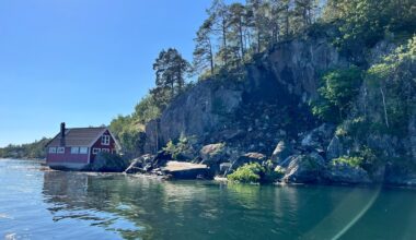 Arendal, Tverdalsøya | Stort steinras: