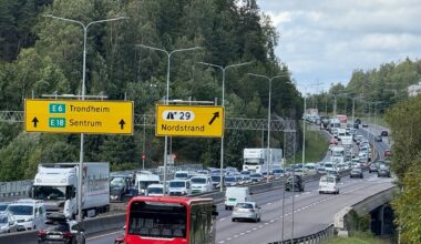 Nyhet, E6 | Kjedekollisjon på E6 ved Skullerud