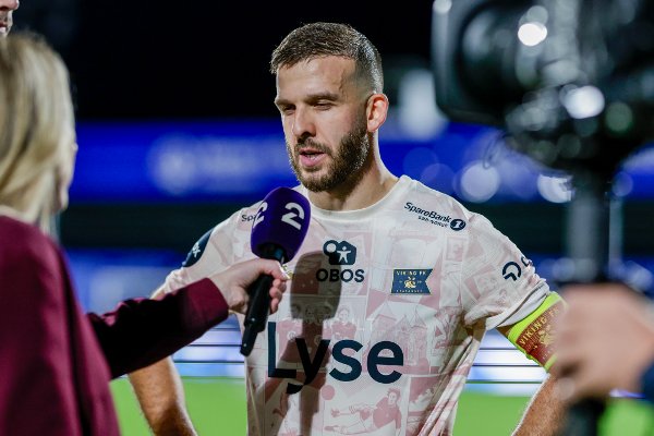 Sarpsborg 20250927.
Vikings Zlatko Tripic etter eliteseriekampen i fotball mellom Sarpsborg 08 og Viking på Sarpsborg Stadion.
Foto: Christoffer Andersen / NTB
