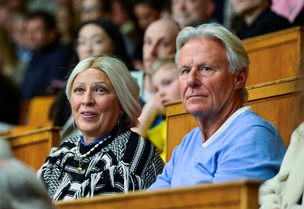 Et bilde av Björn og Patricia Borg