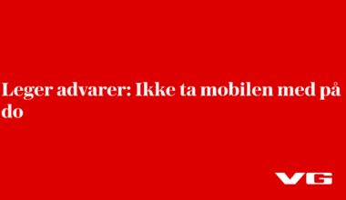 Ikke ta mobilen med på do