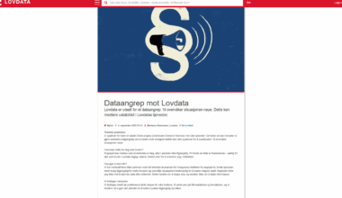 Lovdata har blant annet en database med de norske lovene, som er åpent tilgjengelig for allmennheten.