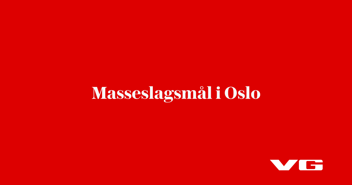 Masseslagsmål i Oslo
