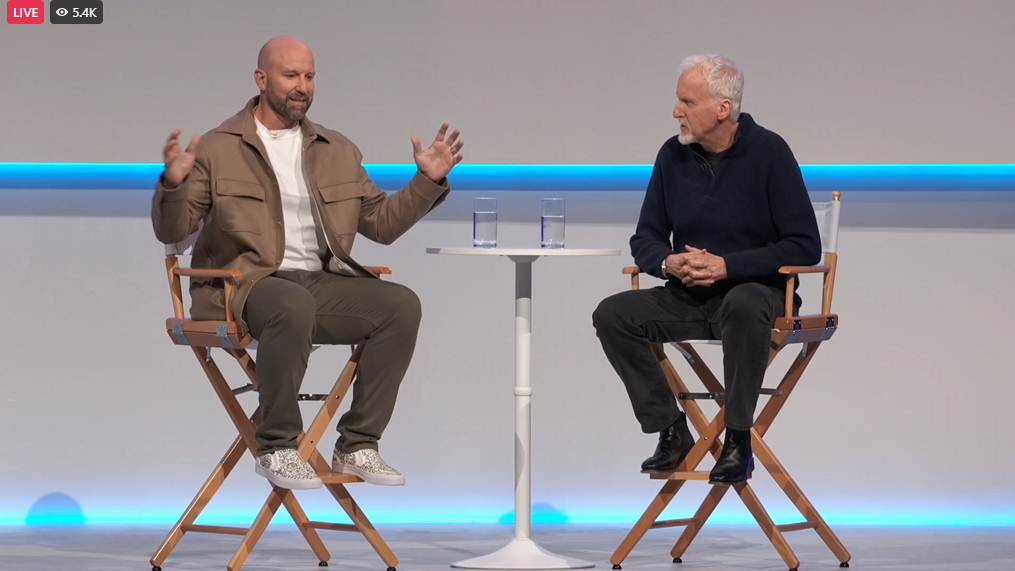 James Cameron p&aring; Connect